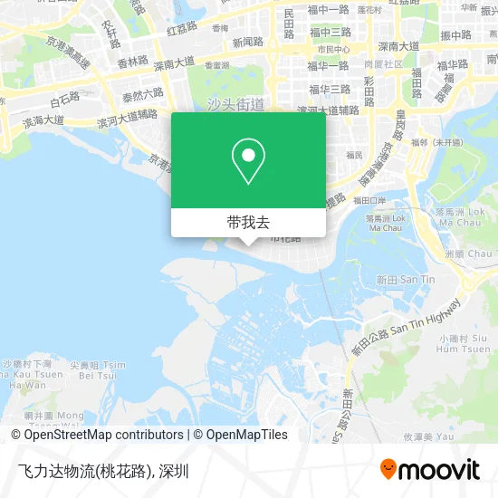飞力达物流(桃花路)地图