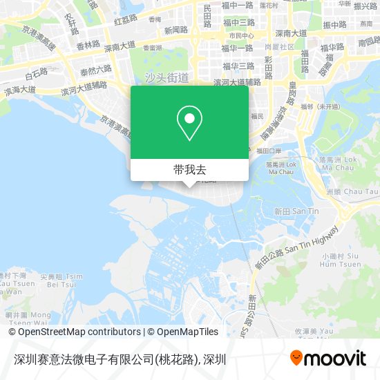 深圳赛意法微电子有限公司(桃花路)地图