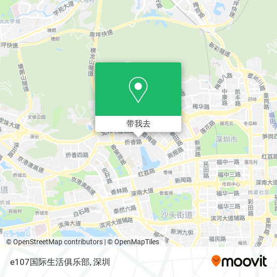 e107国际生活俱乐部地图