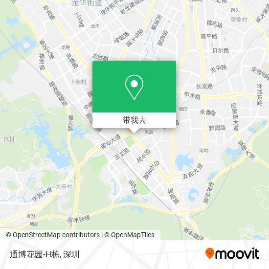 通博花园-H栋地图