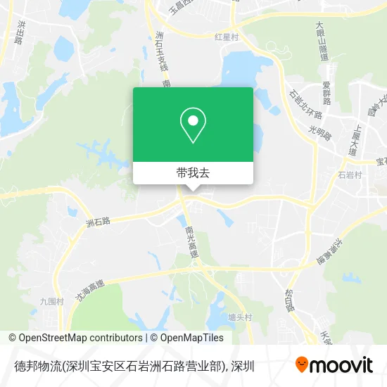 德邦物流(深圳宝安区石岩洲石路营业部)地图
