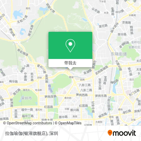 拉伽瑜伽(银湖旗舰店)地图
