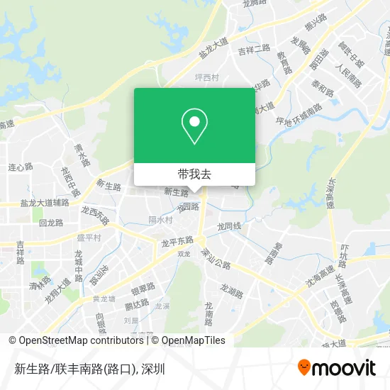 新生路/联丰南路(路口)地图