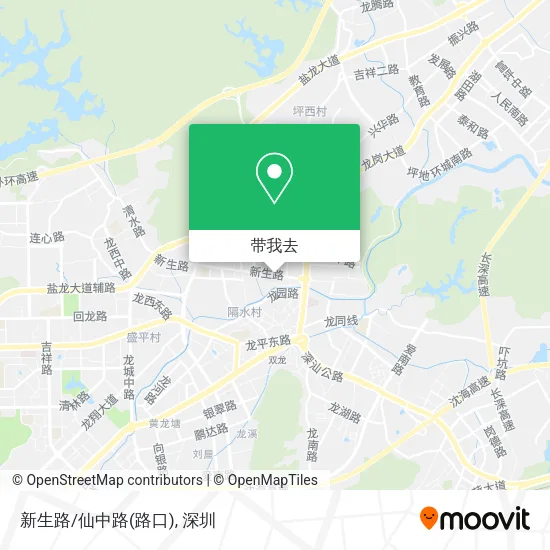 新生路/仙中路(路口)地图
