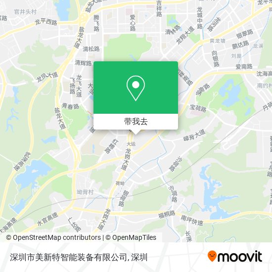 深圳市美新特智能装备有限公司地图