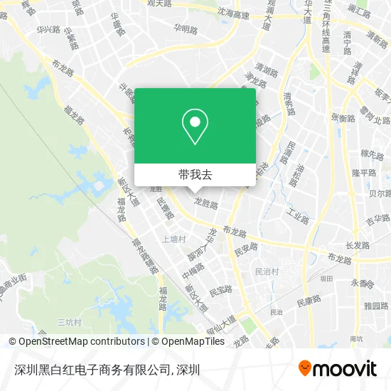深圳黑白红电子商务有限公司地图
