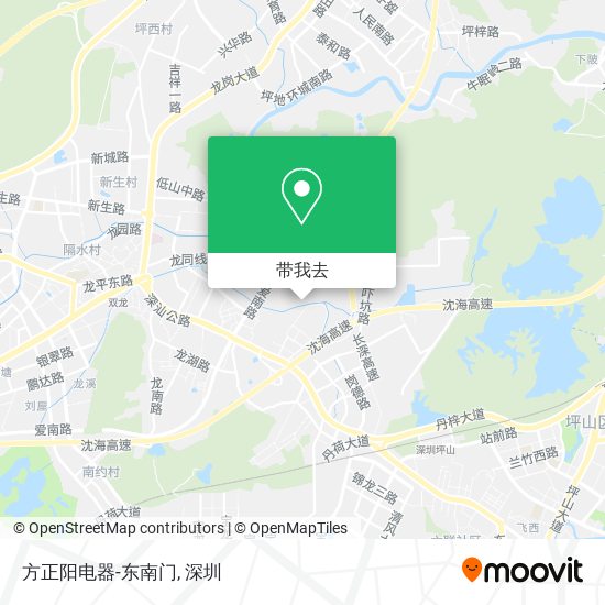 方正阳电器-东南门地图