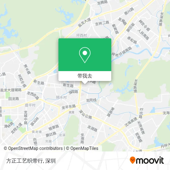 方正工艺织带行地图
