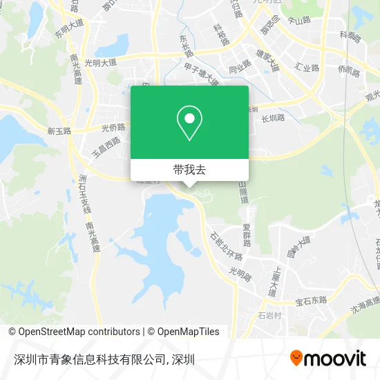 深圳市青象信息科技有限公司地图