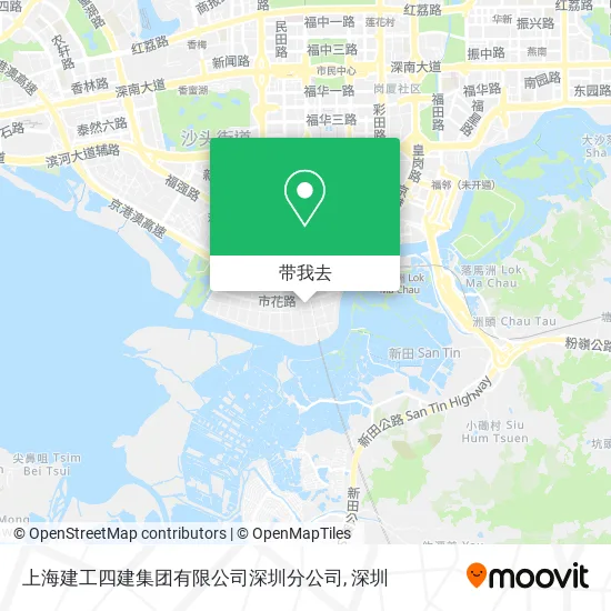 上海建工四建集团有限公司深圳分公司地图
