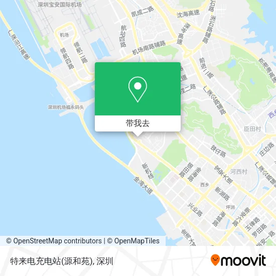特来电充电站(源和苑)地图