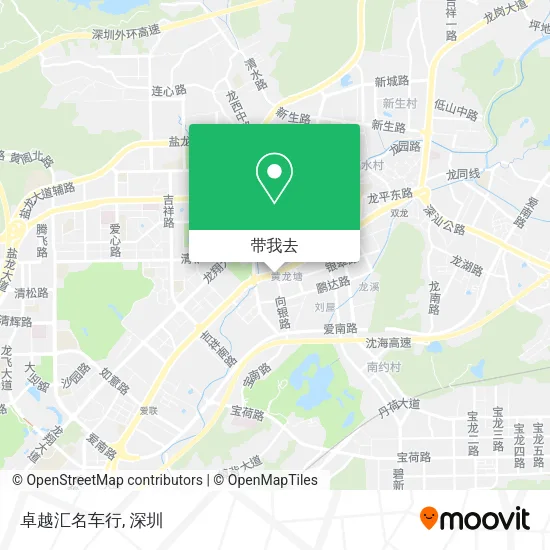 卓越汇名车行地图
