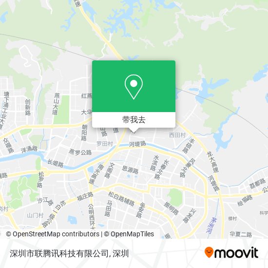 深圳市联腾讯科技有限公司地图