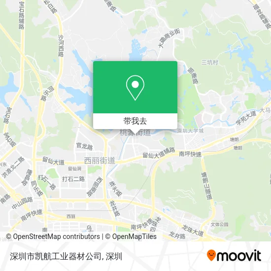 深圳市凯航工业器材公司地图