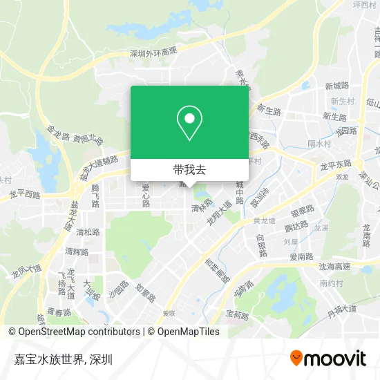 嘉宝水族世界地图