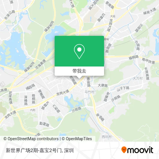 新世界广场2期-嘉宝2号门地图