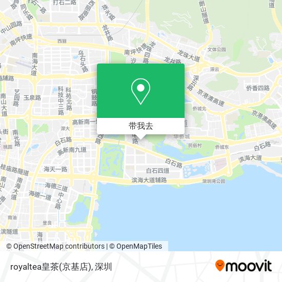 royaltea皇茶(京基店)地图