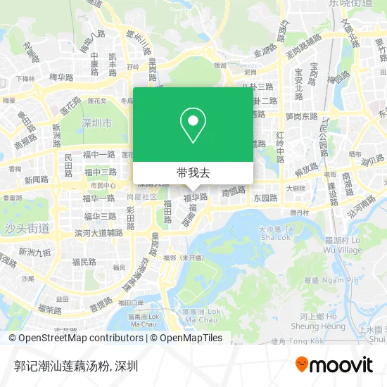 郭记潮汕莲藕汤粉地图