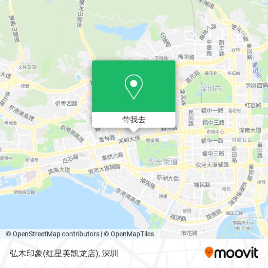 弘木印象(红星美凯龙店)地图