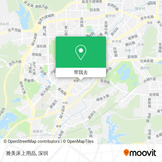 雅美床上用品地图