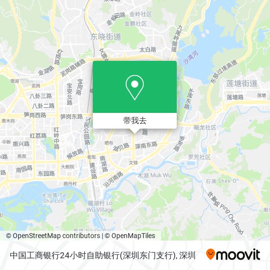 中国工商银行24小时自助银行(深圳东门支行)地图