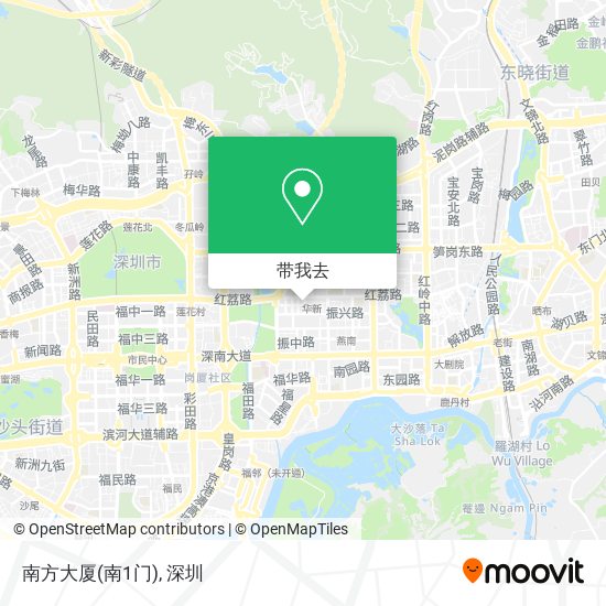 南方大厦(南1门)地图