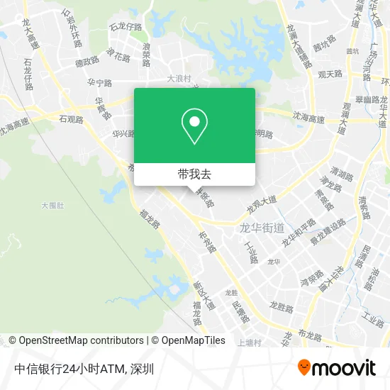 中信银行24小时ATM地图