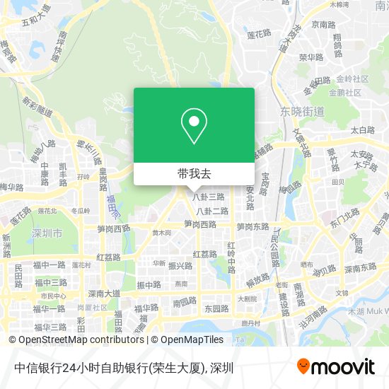 中信银行24小时自助银行(荣生大厦)地图