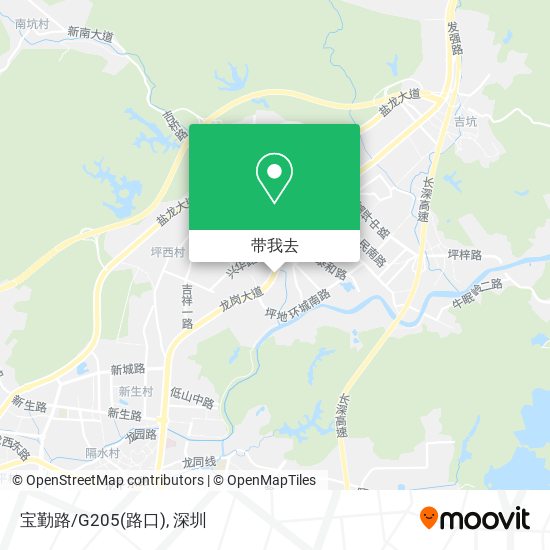宝勤路/G205(路口)地图