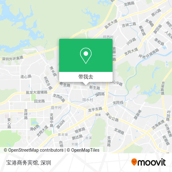 宝港商务宾馆地图