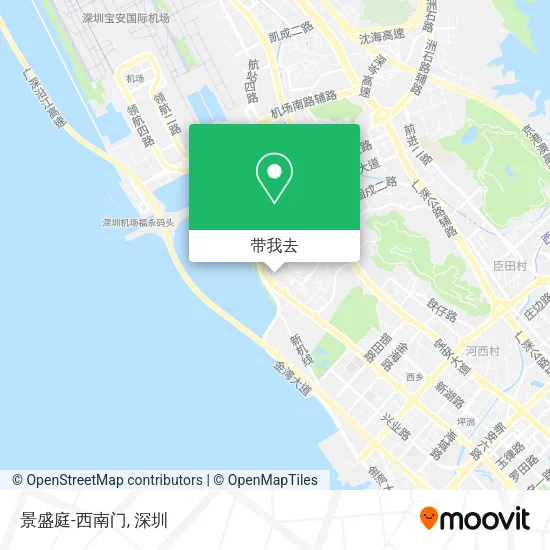 景盛庭-西南门地图