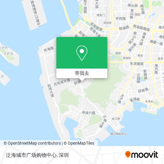泛海城市广场购物中心地图
