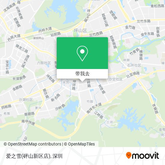 爱之雪(砰山新区店)地图