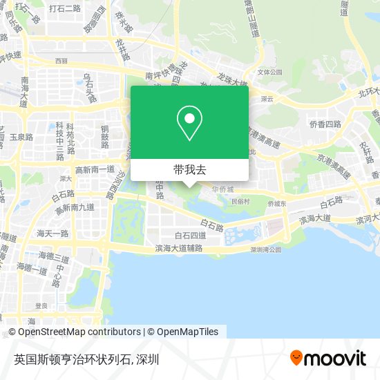 英国斯顿亨治环状列石地图