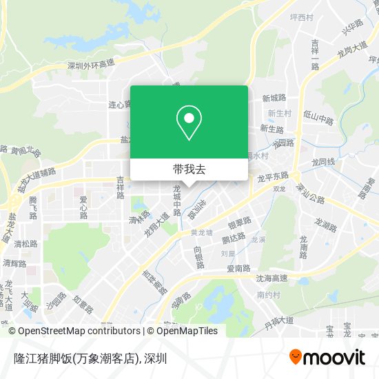 隆江猪脚饭(万象潮客店)地图
