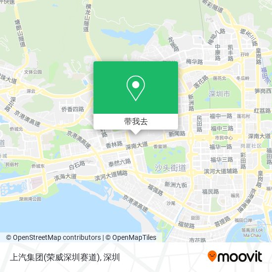 上汽集团(荣威深圳赛道)地图