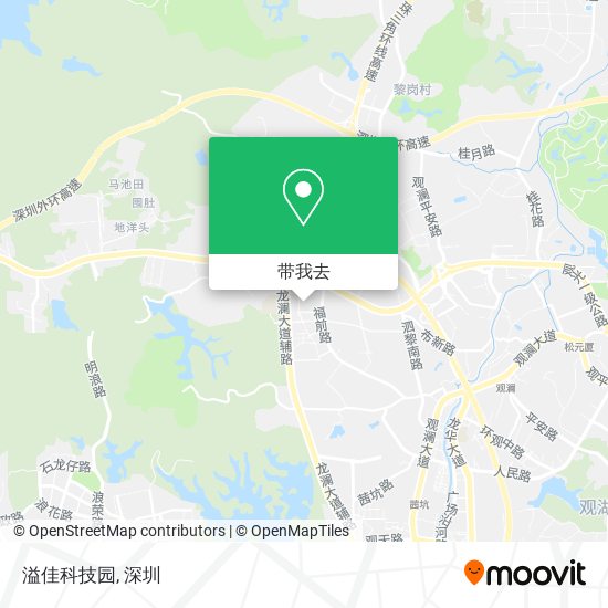 溢佳科技园地图