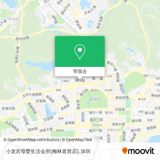 小龙宫母婴生活会所(梅林直营店)地图