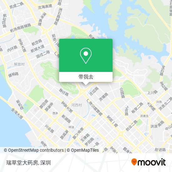 瑞草堂大药房地图