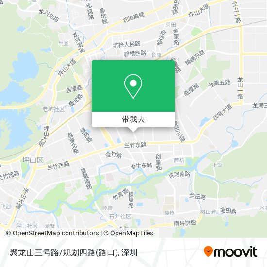 聚龙山三号路/规划四路(路口)地图