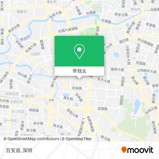 百安居地图