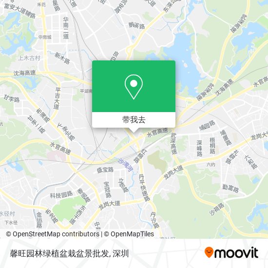 馨旺园林绿植盆栽盆景批发地图