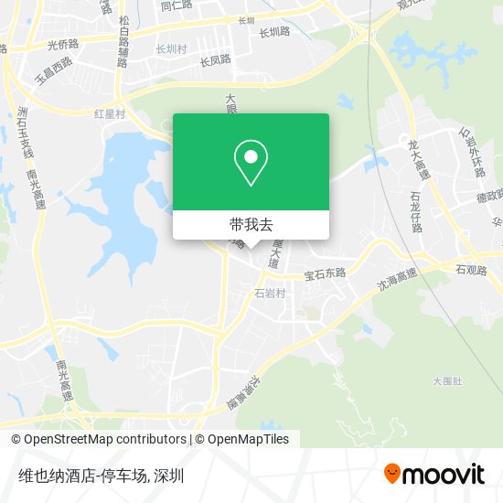维也纳酒店-停车场地图
