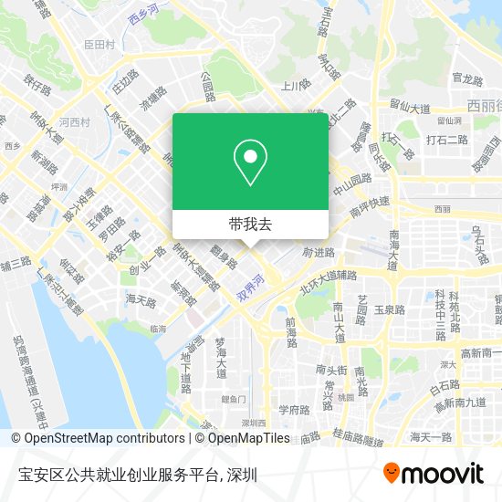 宝安区公共就业创业服务平台地图