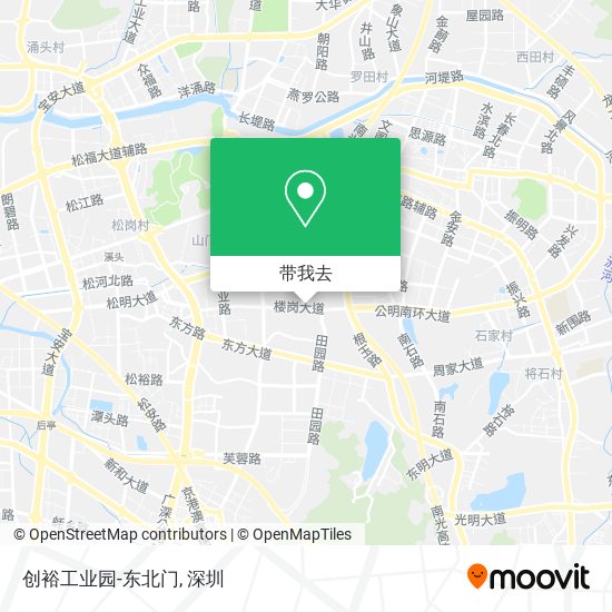 创裕工业园-东北门地图