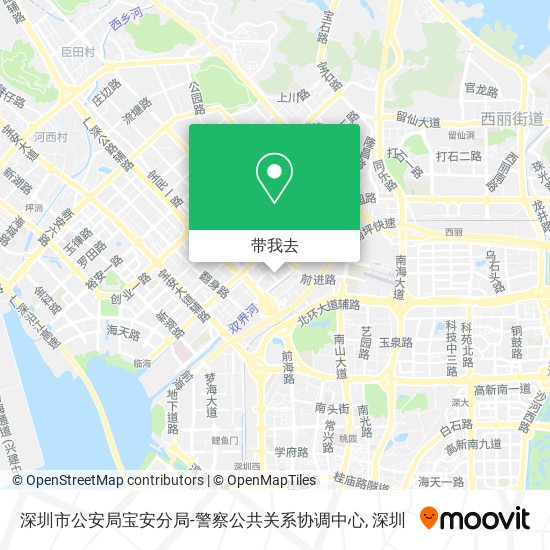 深圳市公安局宝安分局-警察公共关系协调中心地图