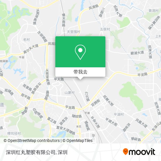 深圳红丸塑胶有限公司地图