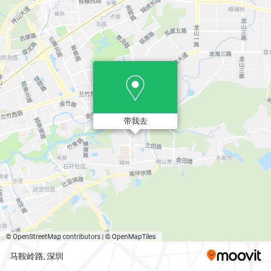 马鞍岭路地图