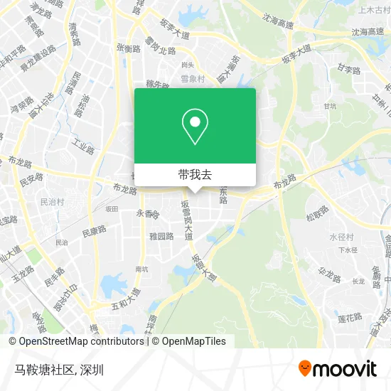 马鞍塘社区地图