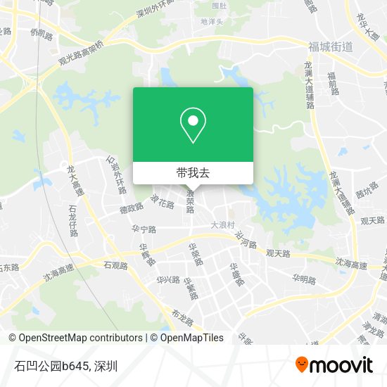 石凹公园b645地图